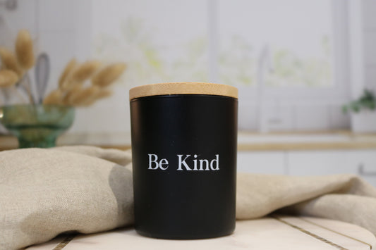 BE KIND 5 oz Soy Candle – Hand Poured, Clean Burning, Artisan Fragrance, Eco & Pet Friendly Candles
