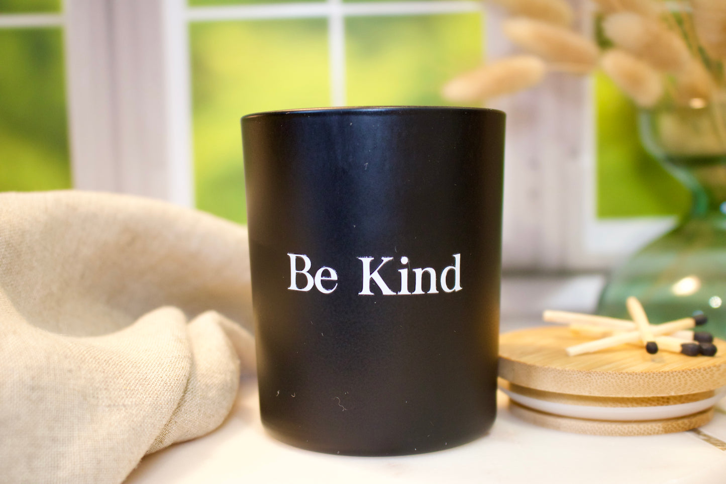 BE KIND 5 oz Soy Candle – Hand Poured, Clean Burning, Artisan Fragrance, Eco & Pet Friendly Candles