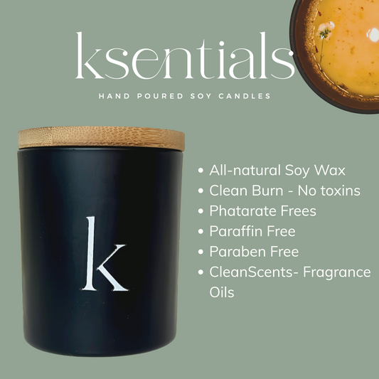 5 oz Soy Candle – Hand Poured, Clean Burning, Artisan Fragrance, Eco & Pet Friendly Candles