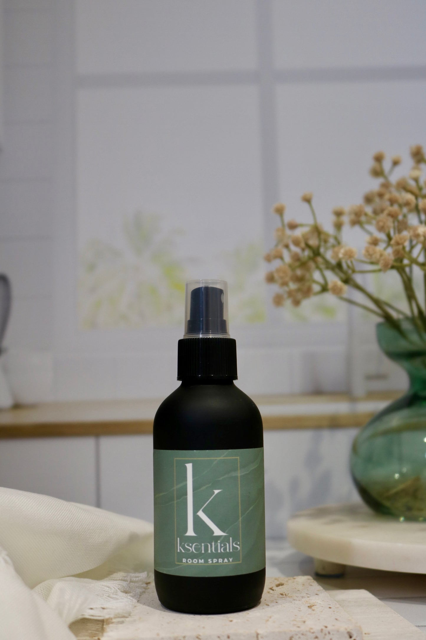 4 oz Room & Linen Spray – Natural, Non-Toxic Fabric and Air Freshener, Handmade in Miami