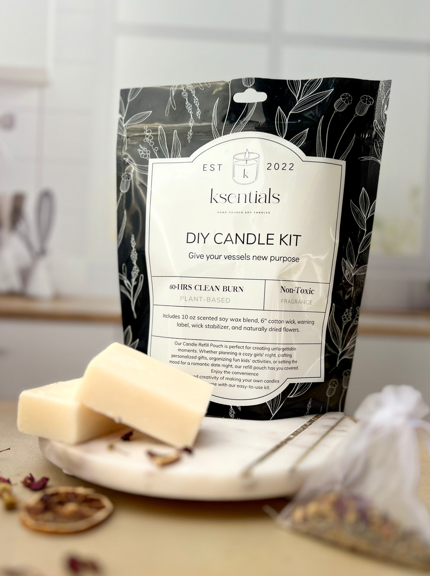 DIY Candle Refill Kit: Create Your Custom Scented Candle 10 oz