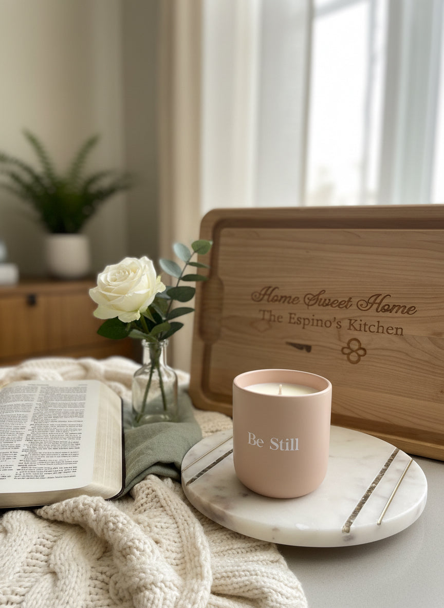 Be Still Soy Candle – Clean Burning, Artisan Fragrance, Eco & Pet Friendly 10 oz Candle