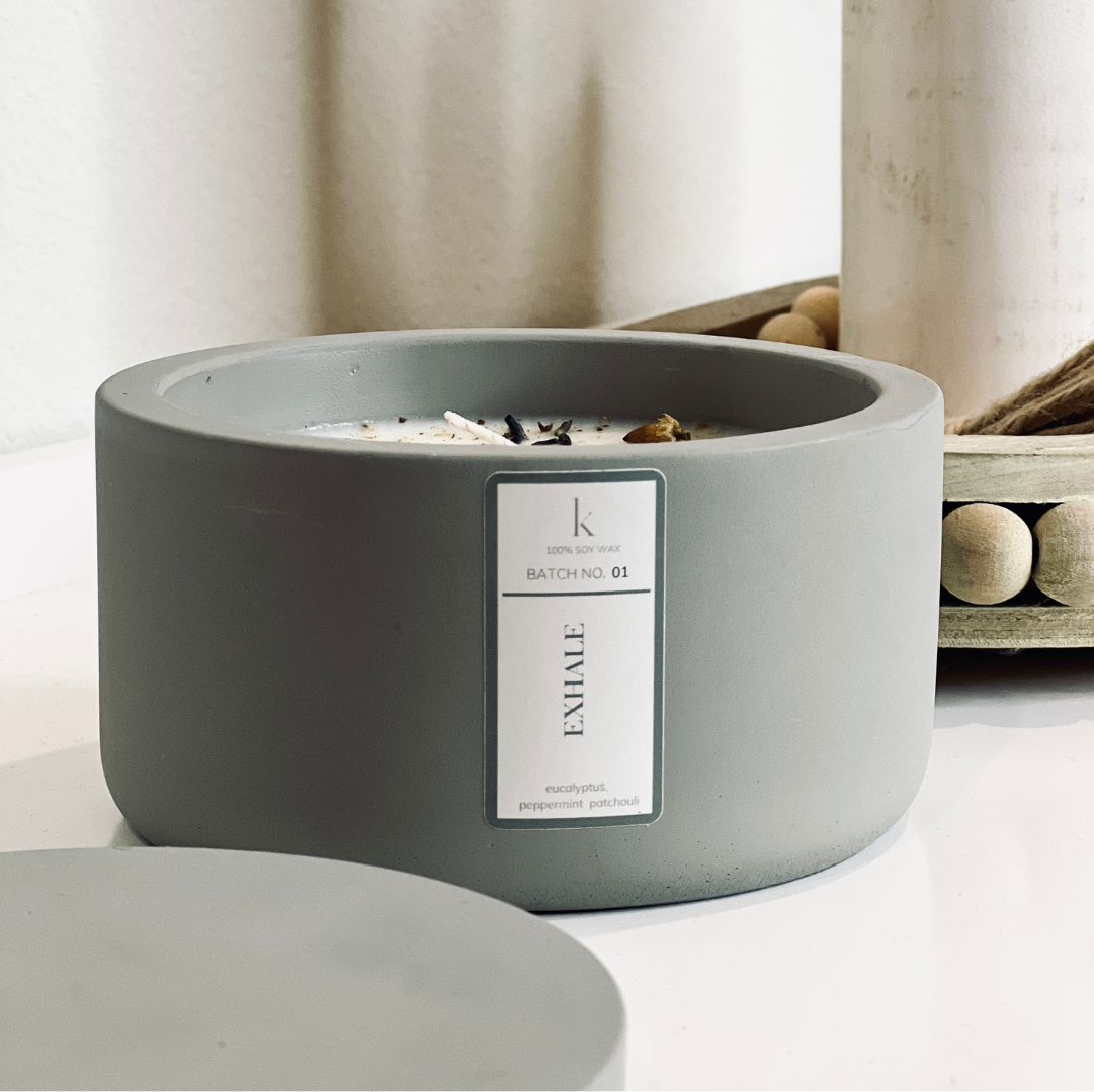 Concrete Candle