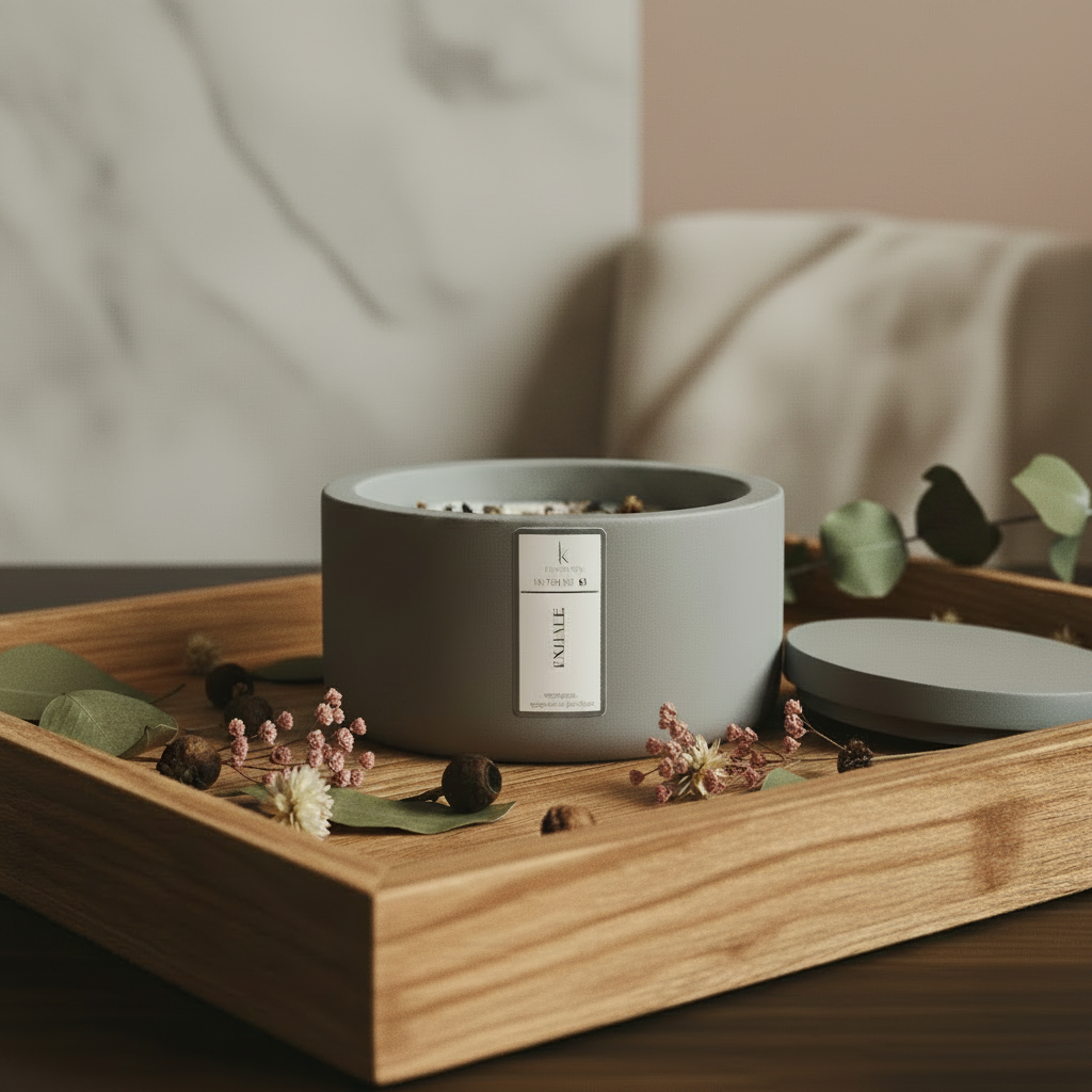 Concrete Candle
