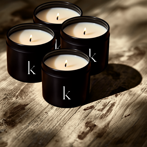 Ksentials Discovery Box - 6 hand-poured 2oz soy candle tins curated by mood