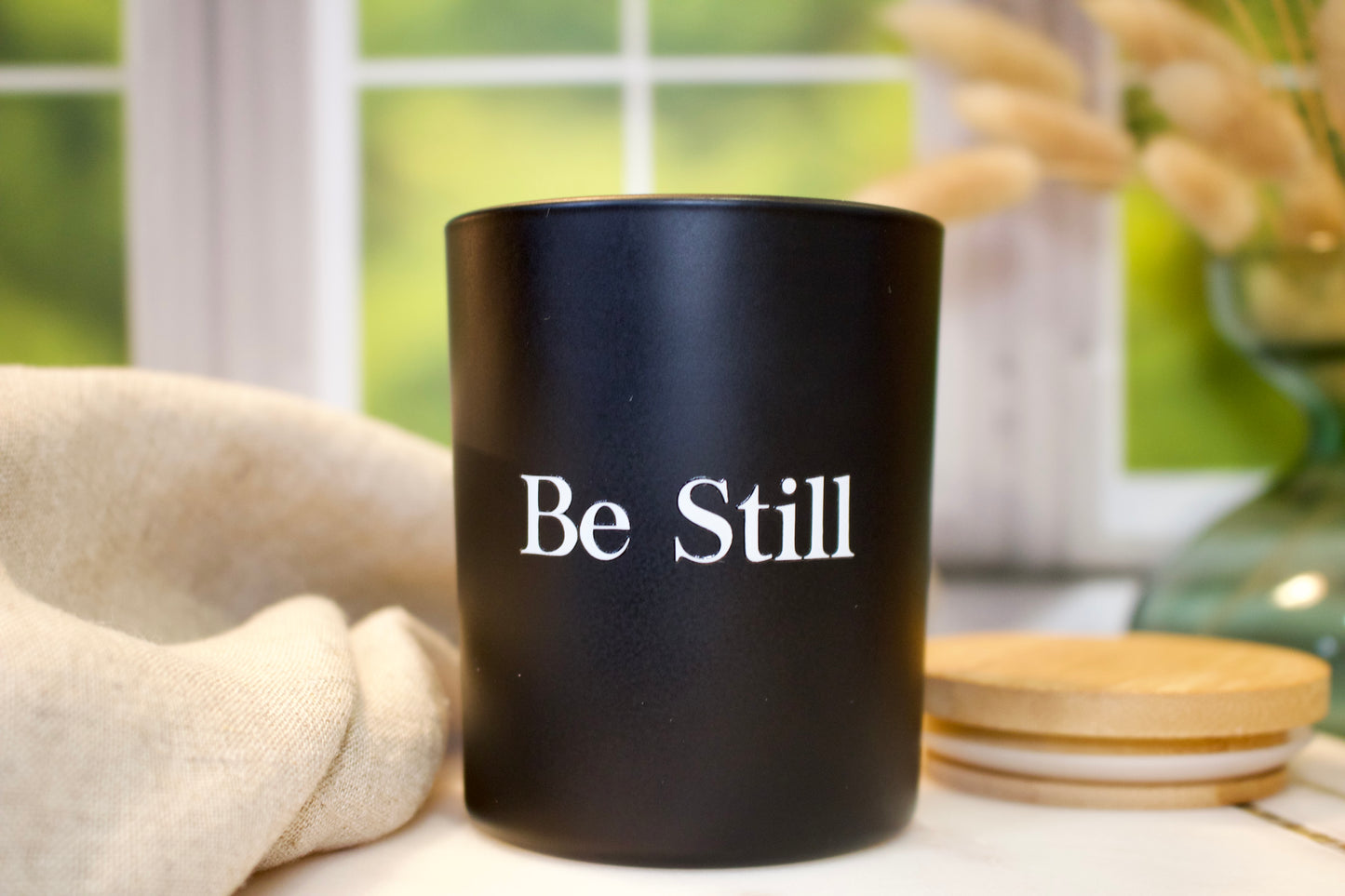 BE STILL 5 oz Soy Candle – Hand Poured, Clean Burning, Artisan Fragrance, Eco & Pet Friendly Candles