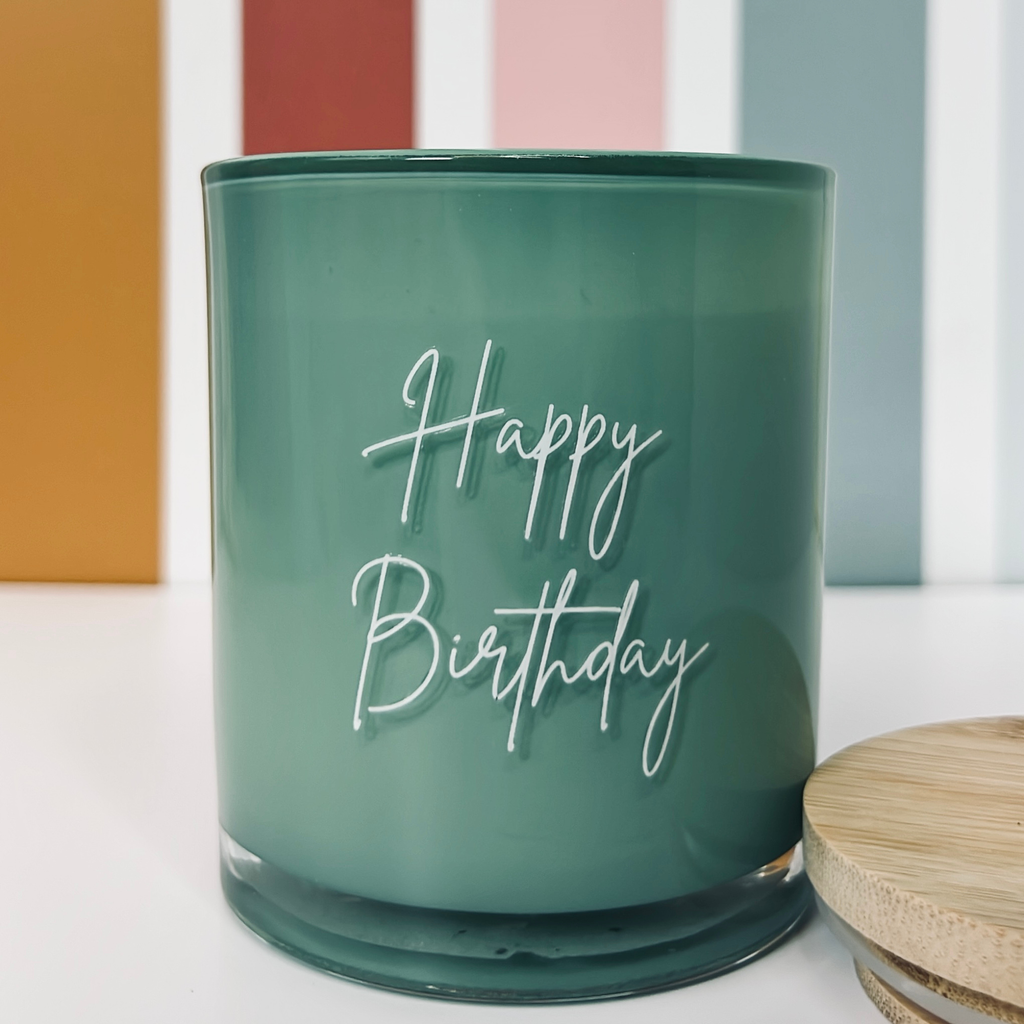 Birthday Candle - Sage jar by Ksentials
