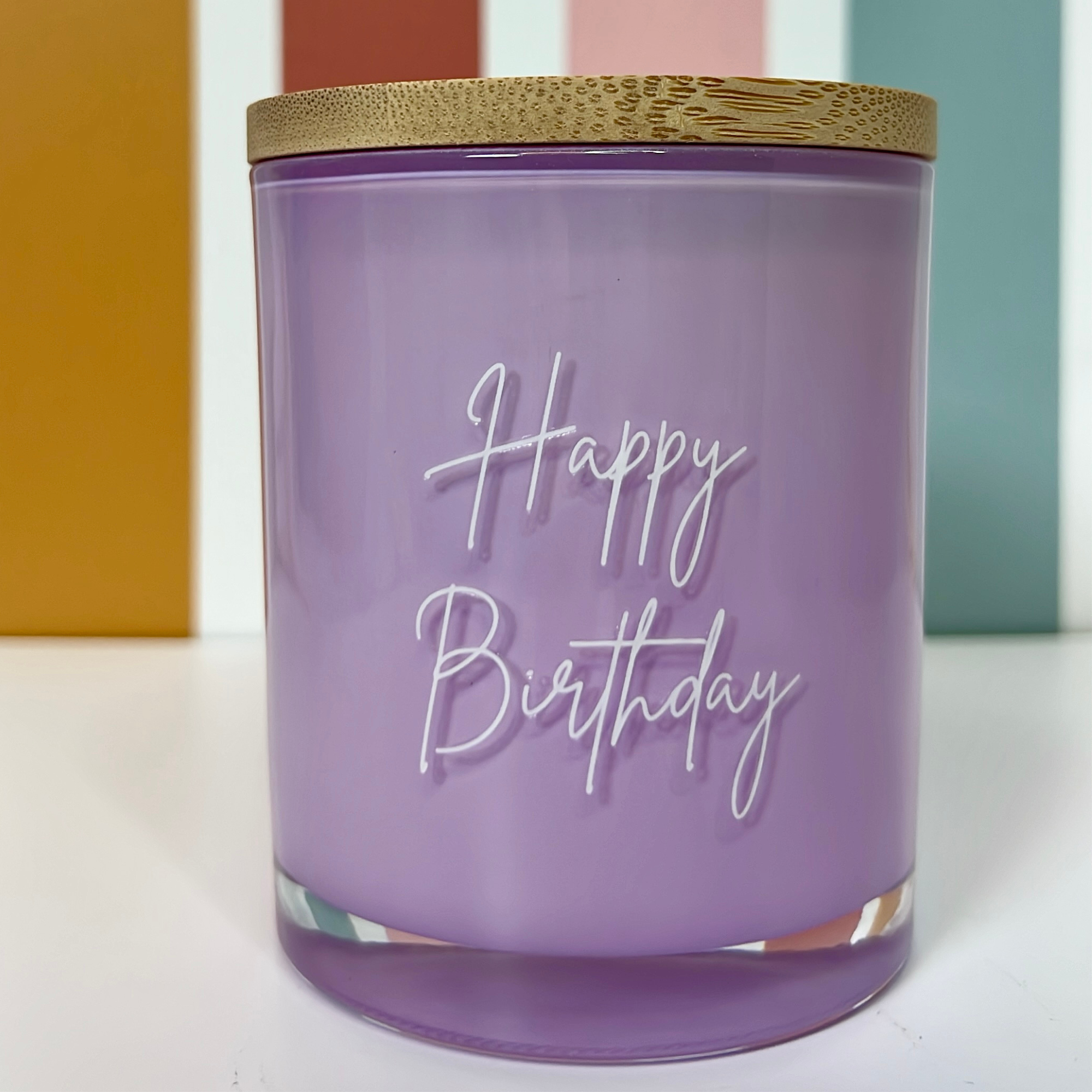 Birthday Candle - Lavender jar by Ksentials