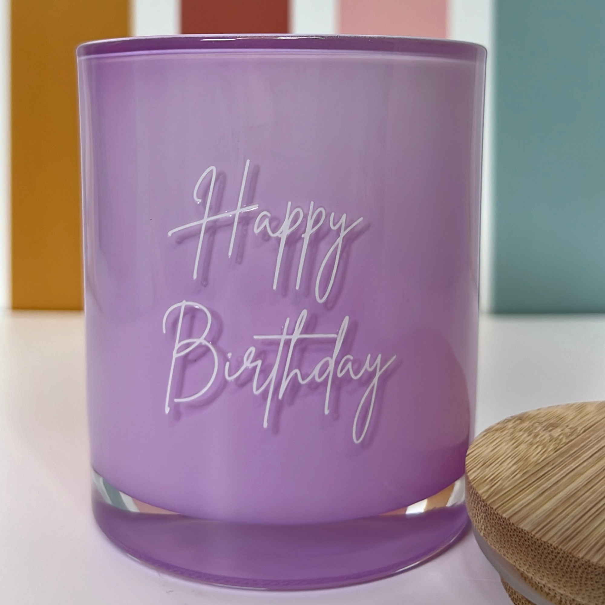 Birthday Candle - Lavender jar by Ksentials