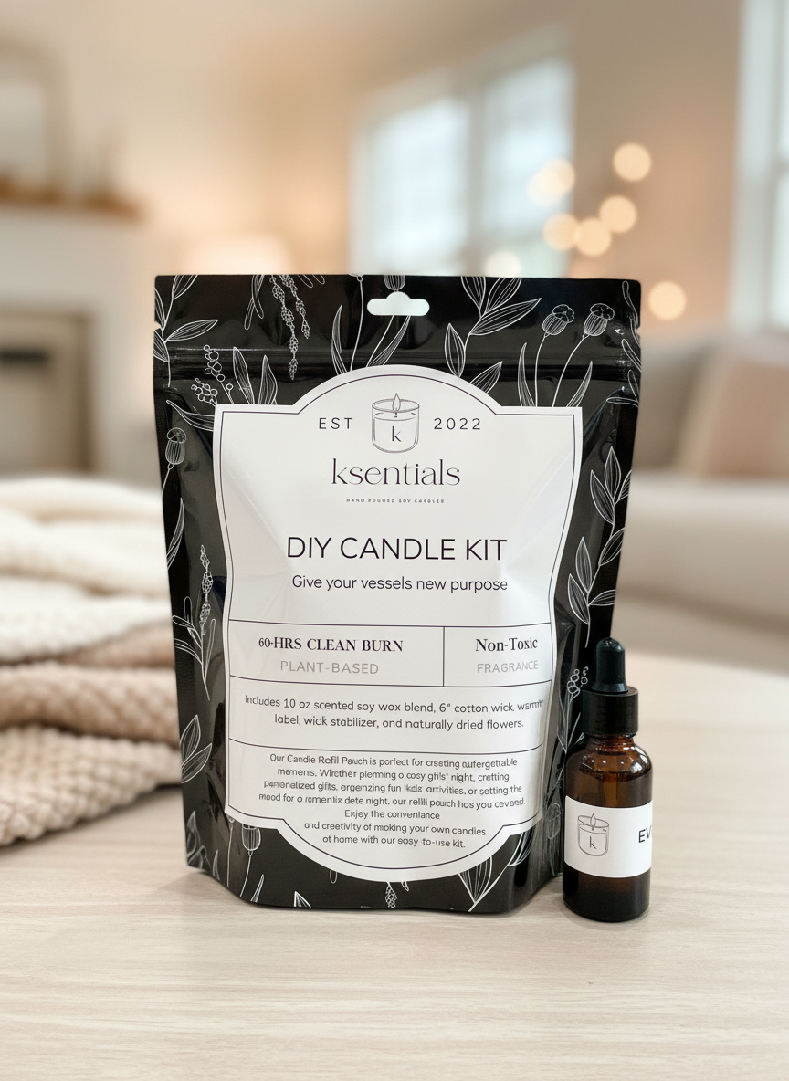 DIY Candle Refill Kit: Create Your Custom Scented Candle 10 oz