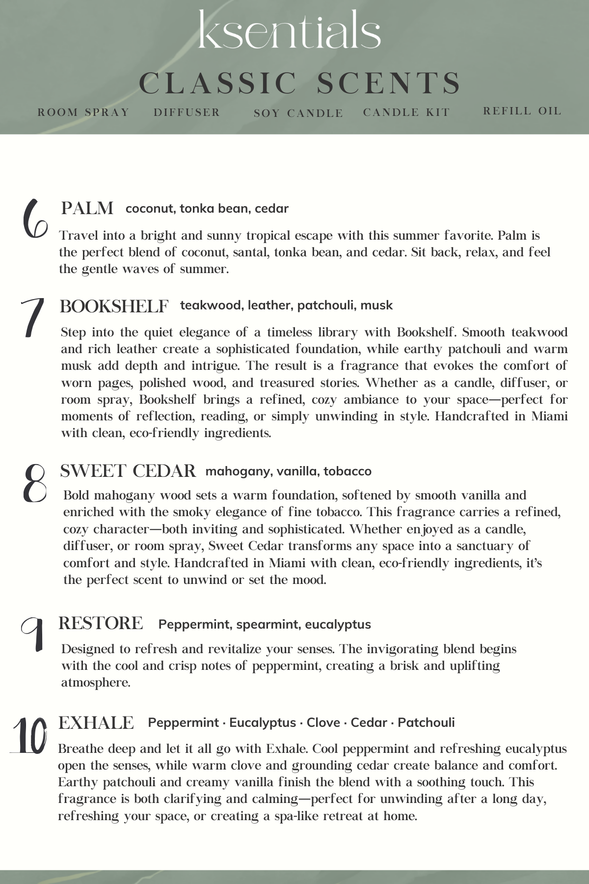 Fragrance Oil Diffusers for waterless and reed diffusers- refill oils