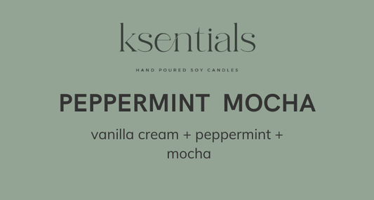 PEPPERMINT  MOCHA- vanilla cream  + coconut  + peppermint  + chocolate