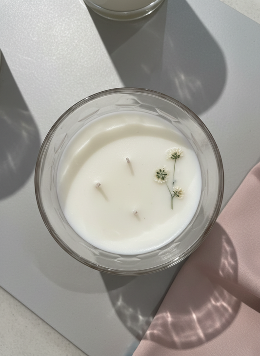 Crystal Soy Candle – Hand Poured, Clean Burning, Artisan Fragrance, Eco & Pet Friendly Candles